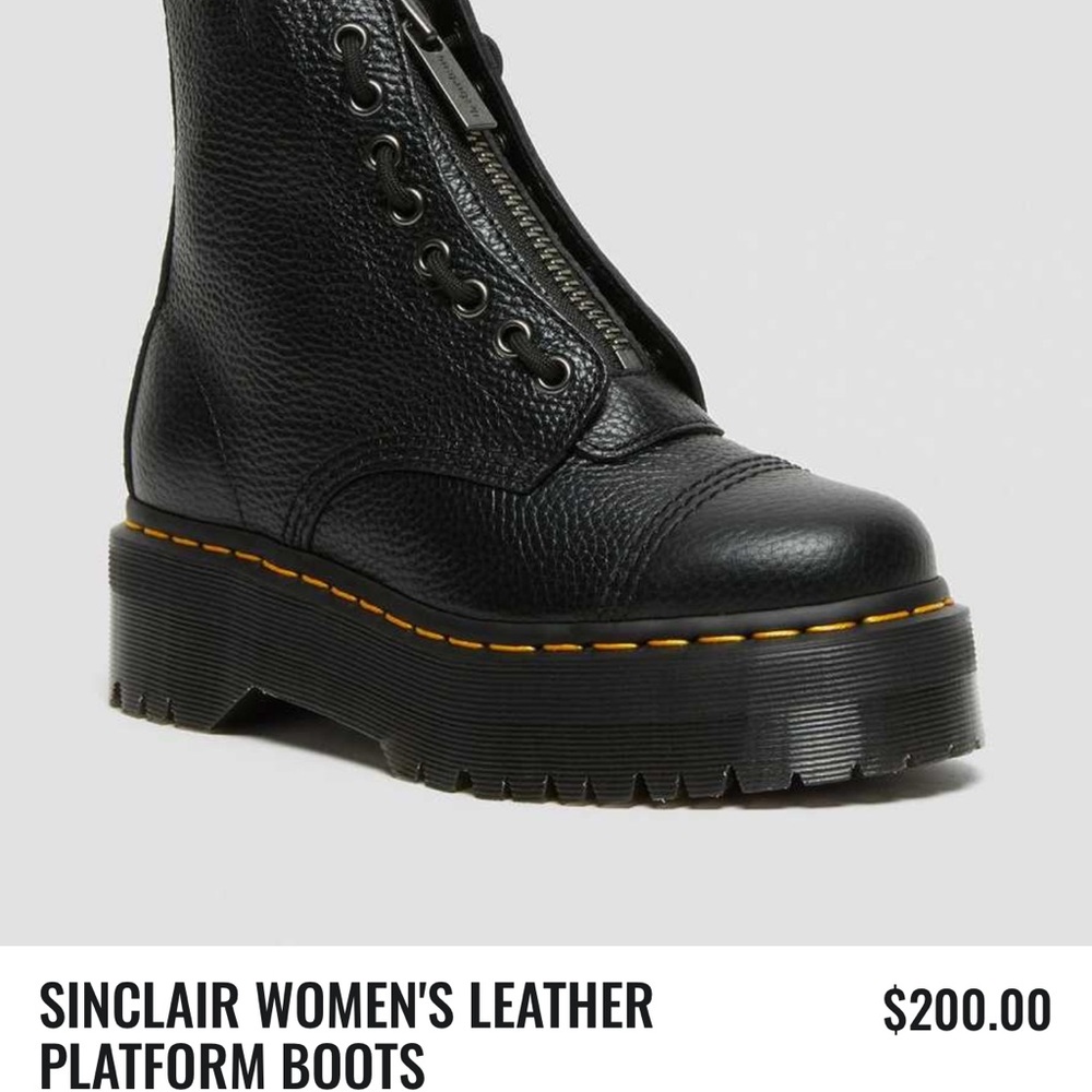 Dr Martens Sinclair women’s leather platform boot